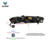LED Tail Lights Sequential Signal for Chevy Camaro Car Interior Accessory Vland