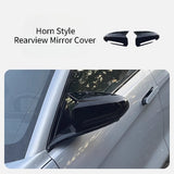 Carbon Fiber Rearview Mirror Cover For BYD Seal 6 7 Car Exterior Accessory OEM Gloss Black A