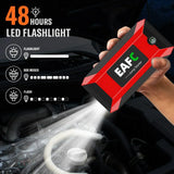 EAFC 12V Car Jump Starter Power Bank Portable Car Battery Booster Charger Starting Device Auto Emergency Start-up Lighting Ju