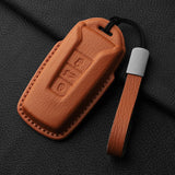 Goatskin car key case for VW Touareg