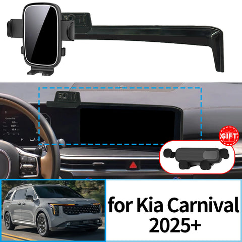 Wireless Charging Phone Mount for Kia Carnival 2025–2027 Car Phone Holder CATUSIKI