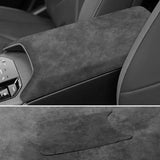 For BMW X3 G45 G48 (2025-) Car Armrest Box Center Console Lid Armrest Cover Accessories Suede Cover Sticker Car Interior Acce
