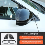 For Xpeng G6 2023 2024 Carbon Fibre Rearview Mirror Decorative Strip