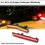 Full LED Side Marker Lights For Dodge Challenger 15-22 Car Interior Accessory iJDM