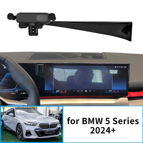 Smart Wireless Charging Phone Holder for BMW 5 Series i5 2024–2025 Car Phone Holder OEM