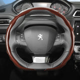 Peugeot Snap-On Carbon Fiber Steering Wheel Cover