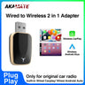 2-in-1 Wireless CarPlay Android Auto Adapter Dongle