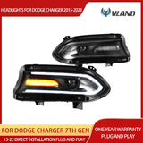 Vland Headlights With DRL for Dodge Charger 2015-2023 Headlight Assembly Vland