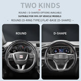 Carbon Fiber Snap-On Wheel Cover for Seat Ibiza Car Interior Accessory Hocasen