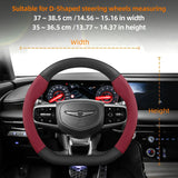 Genesis Carbon Fiber Texture Suede Wheel Cover