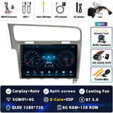 2K QLED Android 15 Head Unit for VW Golf 7 2011-2021