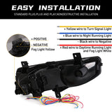Triple Color Flow DRL for Nissan Sentra Rogue Kicks LED Ambient Light MAGIC COLORM