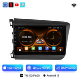 9-Inch Android 13 Multimedia Navigation for Honda Civic 2011–2015