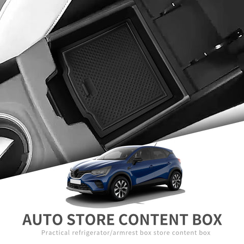 Renault Captur 2020 - 2023 for Mitsubishi ASX 2023 Armrest Storage Box Center Console Tray Organizer Tidying Armrest Box Stor