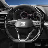 Seat Carbon fiber Wheel Cover for Ibiza & Arona Car Interior Accessory Hocasen