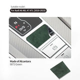 For Audi A6 A7 A7L(2019-2023) Sport Made of Alcantara Center Console Handbrake Button Knob Trim Sticker Interior Accessories