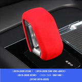 Gray Gear Shift Sleeve for Volvo XC90 2018-2026 Car Interior Accessory LINGLUYANG red