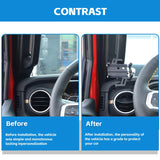 A-Pillar Top Handle Phone Holder for Jeep JL 2024+ Car Interior Accessory HEBE