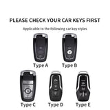 Leather car key case cover for 5 Ford models Car Interior Accessory OEM
