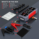 1000A/1500A PEAK Car Jump Starter & Air Compressor, 150PSI Tire Inflator for Gas/Diesel, 3-Mode LED, Portable Power Station