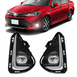 LED Fog Light Assembly Chrome for Corolla Axio 2018+ Car Interior Accessory MAGIC COLORM