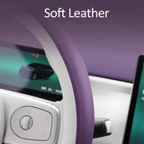 Steering Wheel Cover for Leapmotor B10 - Leather Anti Slip Sweat Absorbent Handlebar Car Interior Accessory OEM