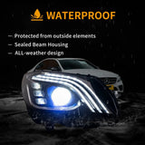 LED Matrix Headlights Black W205 15-21 Car Interior Accessory vland