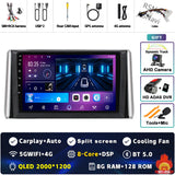 9-Inch QLED Android Head Unit for Toyota RAV4 2018–2023