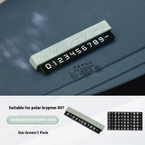 Temporary Car Parking Number Plate for ZEEKR