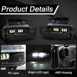 LED Fog Lamps DRL for Dodge Ram 1500 2019-2024 Car Interior Accessory MAGIC COLORM