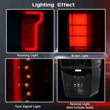 LED Tail Lamps Smoked Lens for Toyota Tacoma 2016-2022 LED Ambient Light MAGIC COLORM