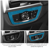 BMW X3 G01 X3 G08 X4 G02 Car Headlight Switch Control Panel Trim Frame Sticker Car Interior Accessory OEM