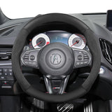 Suede Carbon Fiber Steering Wheel Cover for Acura MDX TL