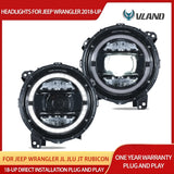 Full LED Headlights with Animation for Jeep Wrangler LED Headlight Vland