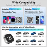 Wireless CarPlay Adapter Convert Wired to Universal