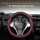 Leather Steering Wheel Cover for Nissan Qashqai Note
