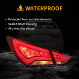 Hyundai Sonata LED Tail Lights Amber Signal 11-14
