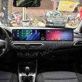 24.6" Dual Screen Android Head Unit for Hyundai Elantra 2017–2020 Android Head Unit Aotsr