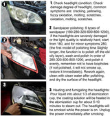 800ML Headlight Polish Repair Liquid Polymer Car Headlight Restoration Evaporator Scratch Remover Automobile Tool
