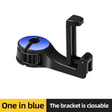 2-in-1 Hidden Headrest Phone Holder and Car Hook