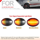 Dynamic Amber Side Markers For Fiat 500 2007-2019 Car Interior Accessory iJDM