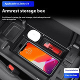 For ZEEKR 7X Car Armrest Storage Box Interior Modification Center Console Storage Box Car Interior Accessory OEM