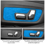 For BMW G20 G28 I3 (2020-) Made of Alcantara Seat Adjustment Buttons Panel Protection Trim Sticker Car Interior Tuning Access