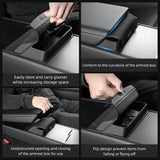 2025 2026 Tesla Model Y Launch Juniper/ Model 3 2025 Car Glasses Tray Center Console Armrest Storage Box Organizer Car Interi