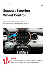 9-inch Android 13 Multimedia GPS Head Unit for Mini Cooper