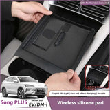 For BYD Sealion 6 Song Plus DMI Seal U Wireless Charging Pad Silicone Mat EV Protection Anti-Slip Interior Modification Car I