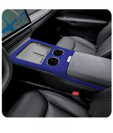 Suede Center Console Gear Shift Panel Protector