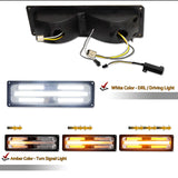Switchback LED Turn Signal Light for Chevy GMC 88-98 Car Interior Accessory iJDM
