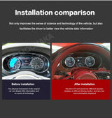 Digital LCD Instrument Cluster for Bentley Bentayga 2005–2019 Android Head Unit Aotsr