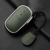 Aluminum Alloy Goatskin Car Key Case Cover for Honda Civic 11th 2022